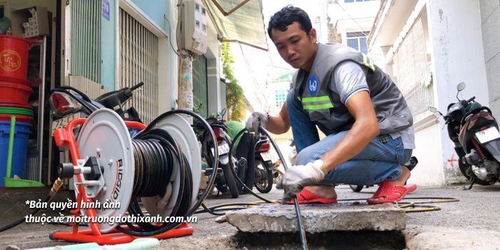 thông tắc cống tại hoàng mai