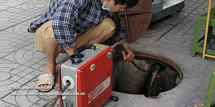 thông tắc cống tại quận cầu giấy