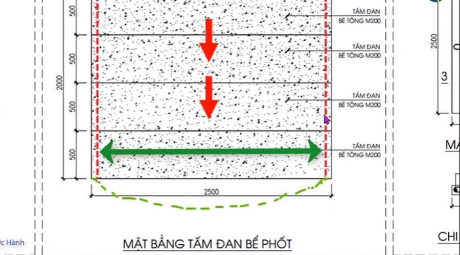 bản vẽ tấm đan bể phốt