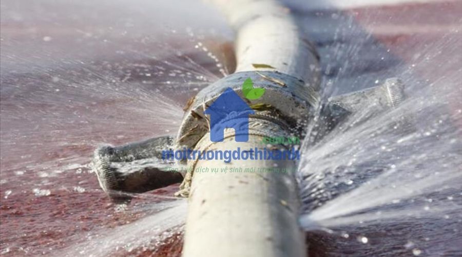 Lắp đặt ống thông hơi sai cách