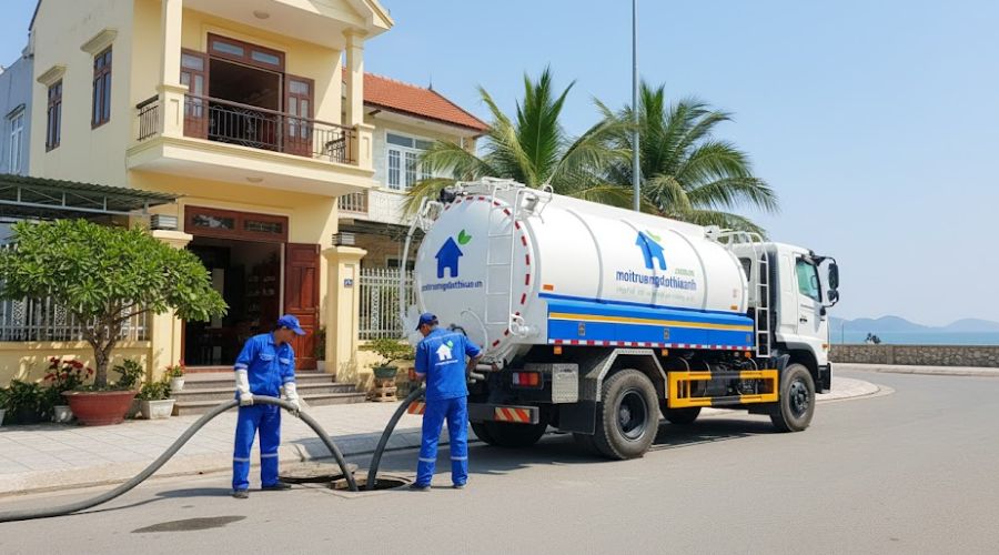 Hút hầm cầu Bà Rịa Vũng Tàu giá rẻ nhất - bảo hành 10 năm