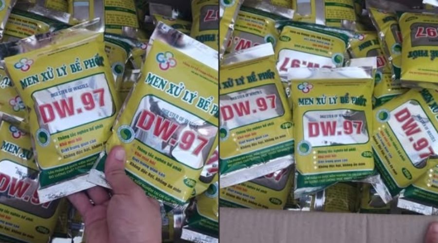 Hướng dẫn sử dụng men xử lý bể phốt DW 97 đúng cách tại nhà