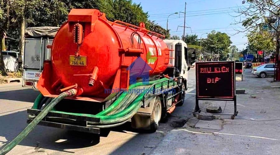 Hút hầm cầu chung cư tại Gia Lai
