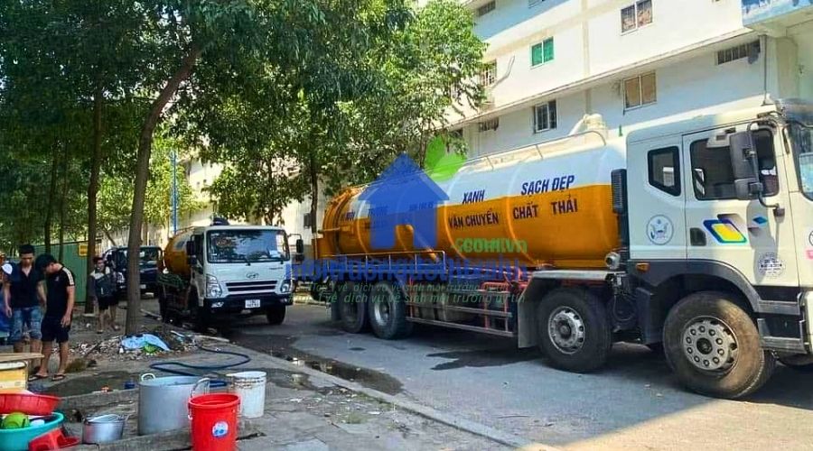 dịch vụ hút hầm cầu tại Bến Cát