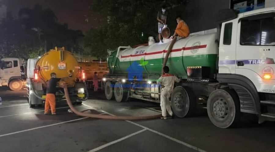 Dịch vụ hút bể phốt tại Gia Lâm trọn gói, không đục phá