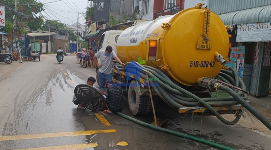 Hút bể phốt tại Nam Định uy tín, giá rẻ - Không đục phá