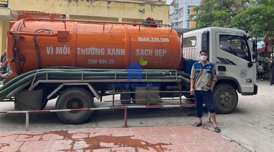 Dịch vụ hút hầm cầu Đồng Nai với xe chuyên dụng công suất lớn