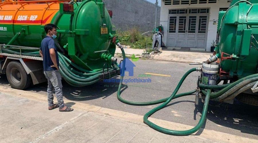 Hút hầm cầu Bàu Bàng trọn gói giá rẻ - Hút sạch đáy