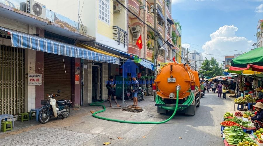 Hút bể phốt tại Thanh Trì không đục phá, bảo hành 10 năm