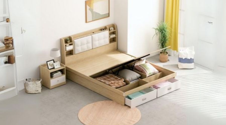 Hình minh họa giường ngủ đặt ngay trên bể phốt