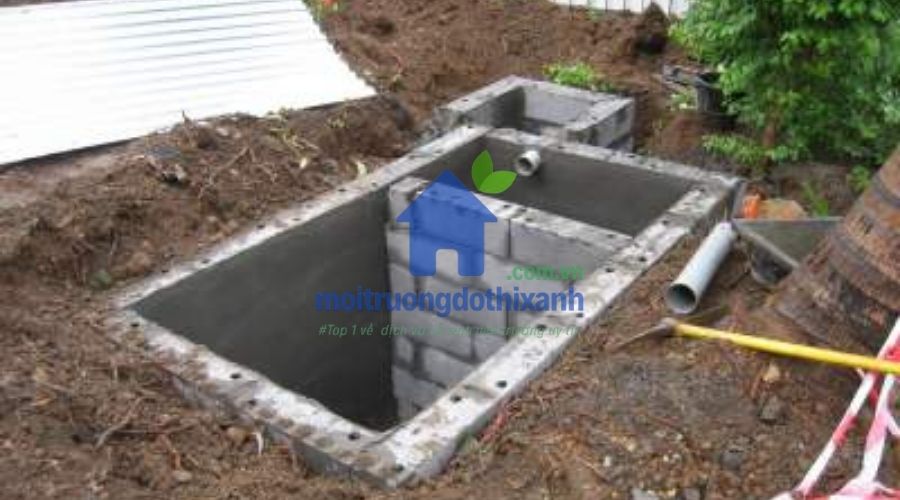 Nên xây bể phốt gia đình bao nhiêu khối để không lo đầy sớm?