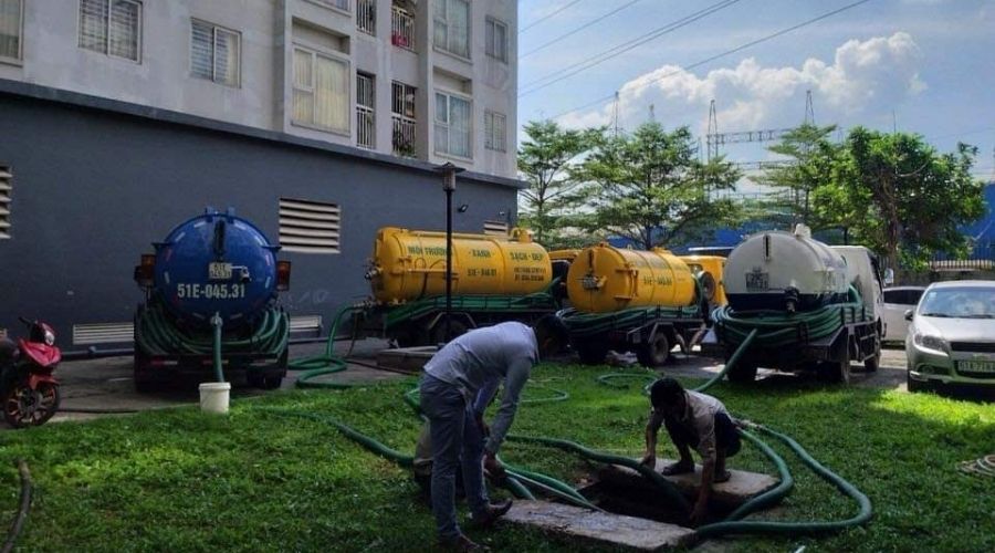 Kiểm tra, bảo trì hệ thống bể phốt và phòng ngủ