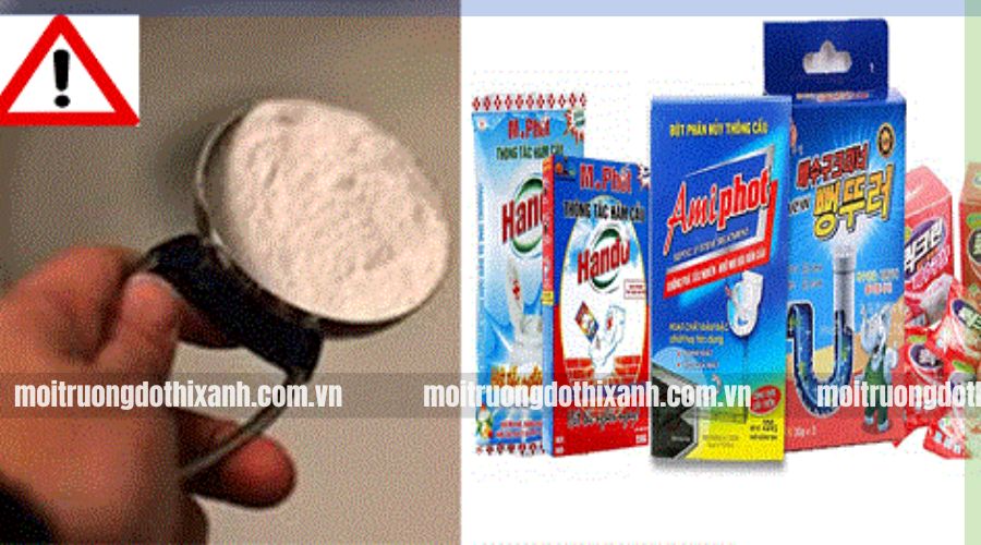 Cách sử dụng bột thông cống Amiphot tại nhà
