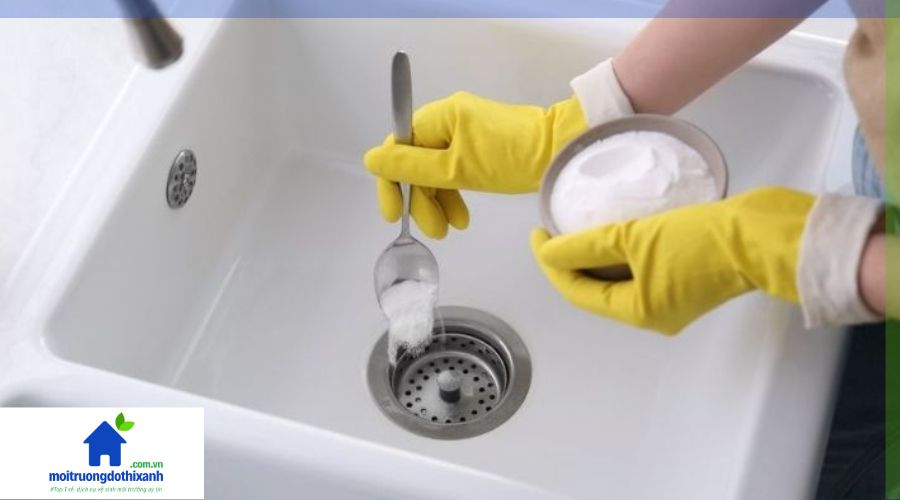 các bước sử dụng bột thông cống tại nhà