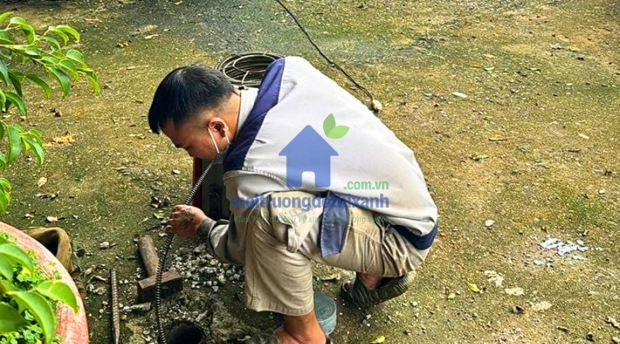 Thông cống nghẹt huyện Bình Chánh cho đường cống ngoài trời