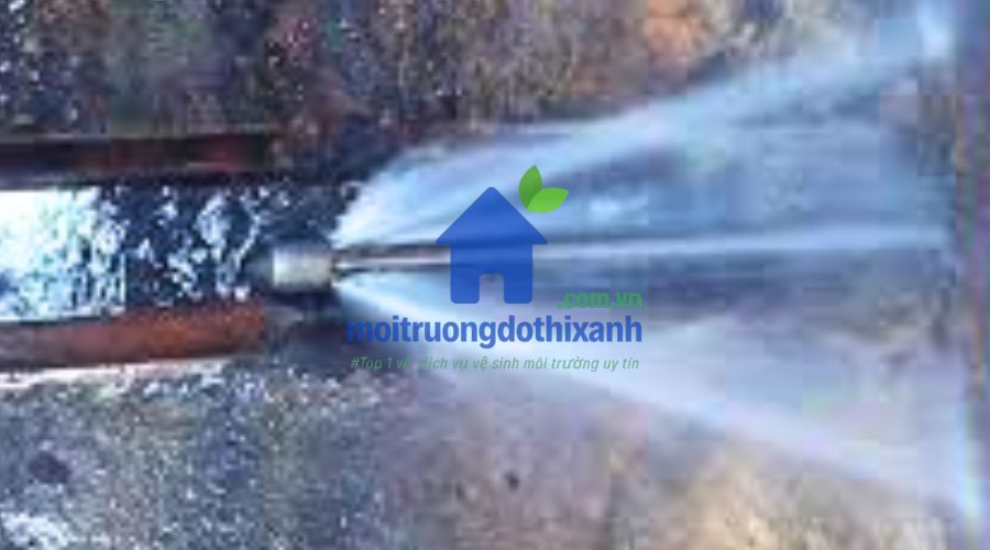 đầu béc thông cống áp lực nước