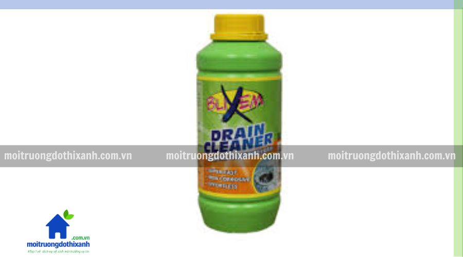 Nước thông cống giúp khơi thông ống thoát nước nhanh chóng.