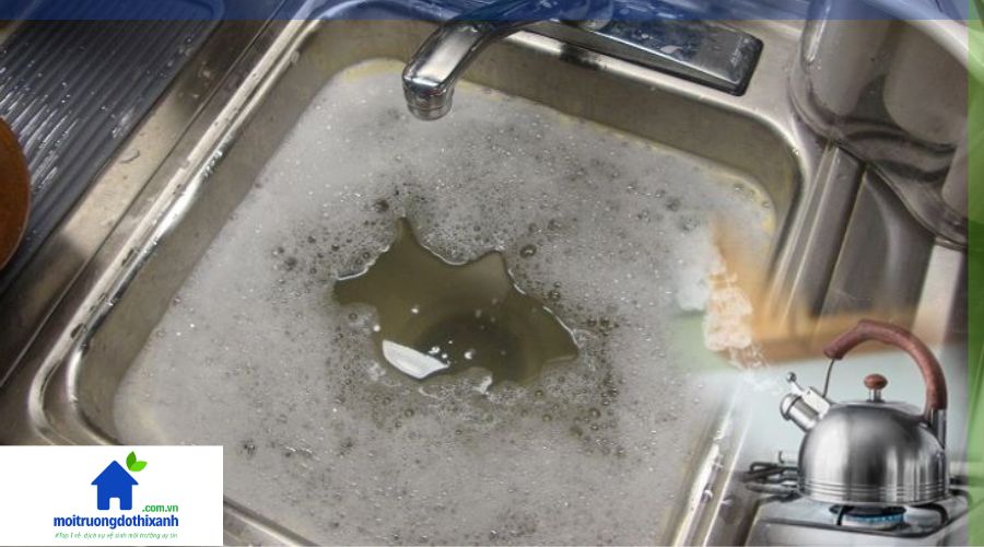 quy trình xử lý cáp thông cống khi đường cống bị nghẹt