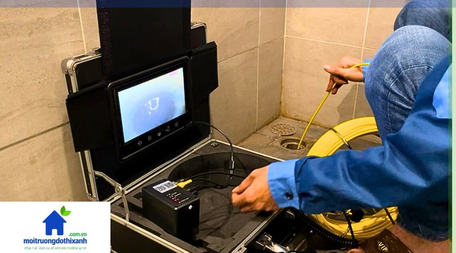 thông cống nghẹt camera nội soi