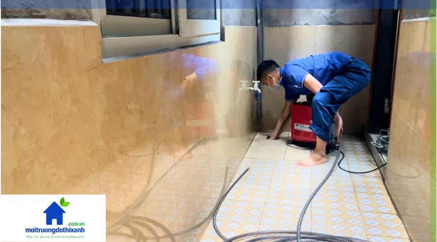 Thông cống nghẹt không đục phá tại Bình Tân