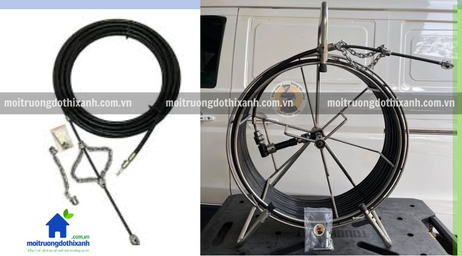 Sản phẩm xích thông cống được gia công tỉ mỉ từng chi tiết.