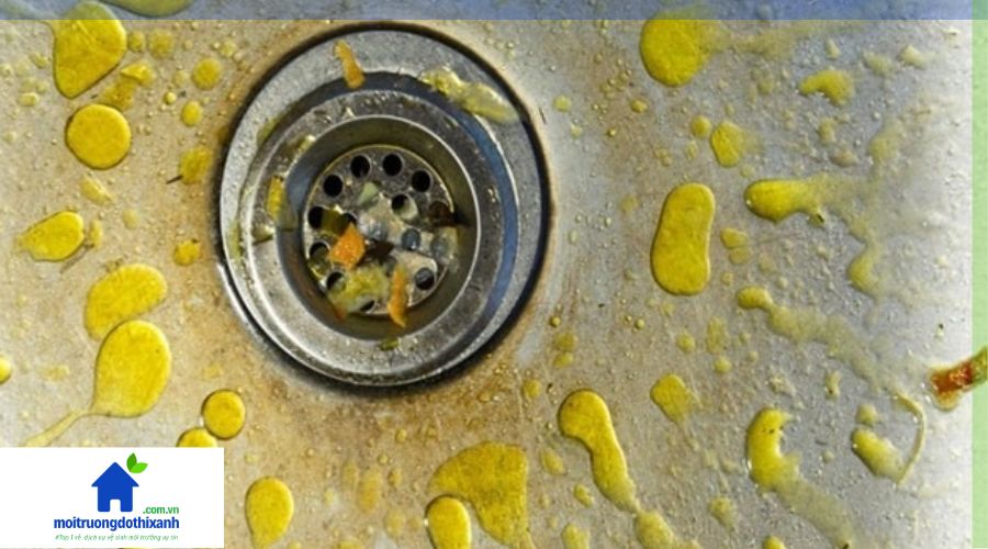 thông cống bị nghẹt mỡ