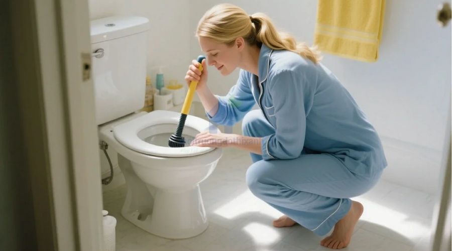 Mẹo thông tắc bồn cầu nhanh tại nhà