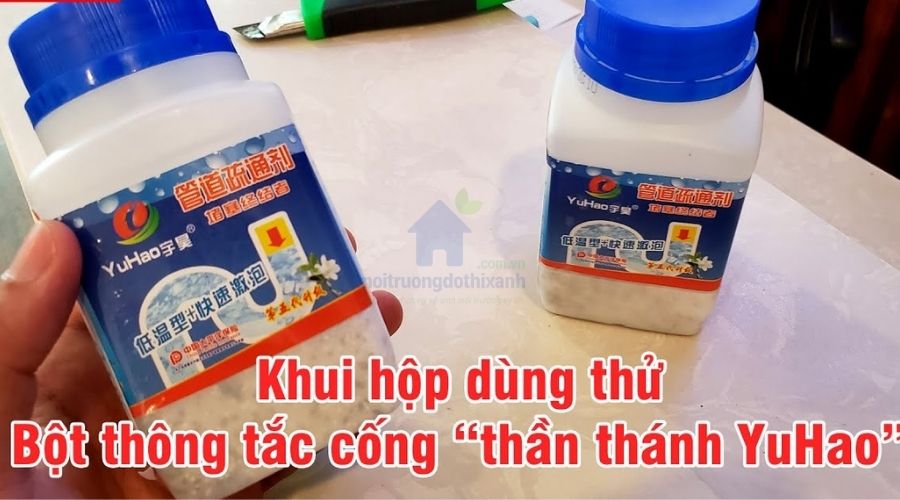 Bột thông tắc bồn cầu Yuhao có an toàn cho đường ống không?