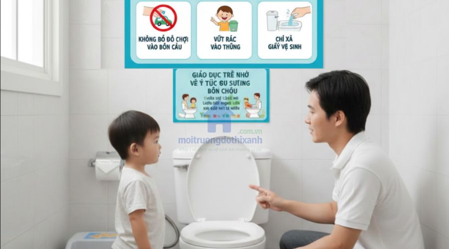 Những loại rác tuyệt đối không được vứt vào bồn cầu