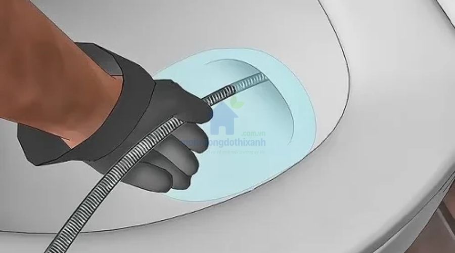 Cách lấy băng vệ sinh bị rơi vào bồn cầu an toàn