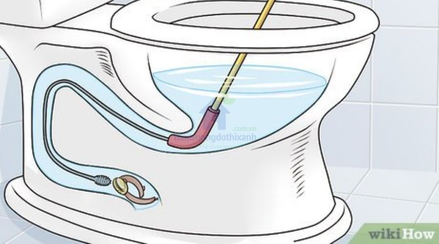 Bộ thiết bị thông tắc bồn cầu chuyên nghiệp