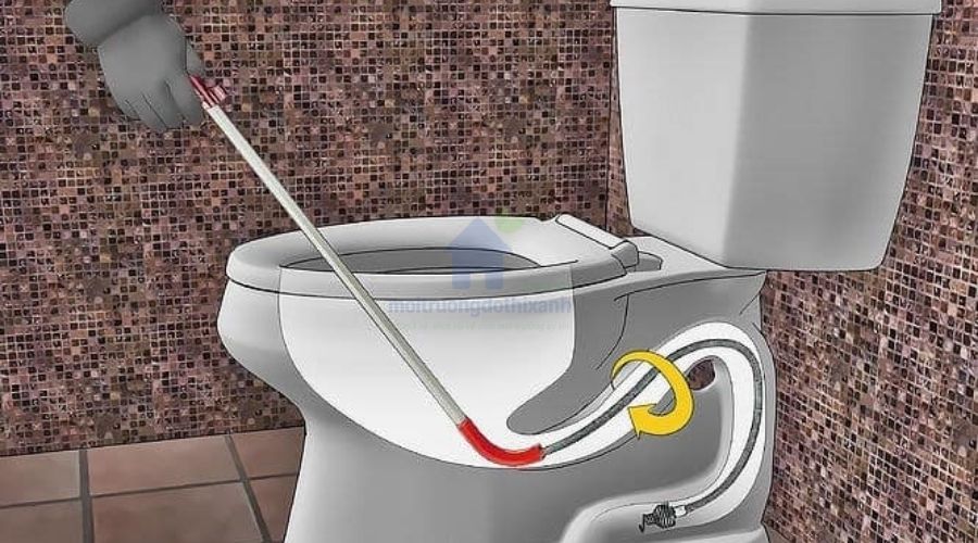 Dụng cụ thông tắc bồn cầu hiệu quả