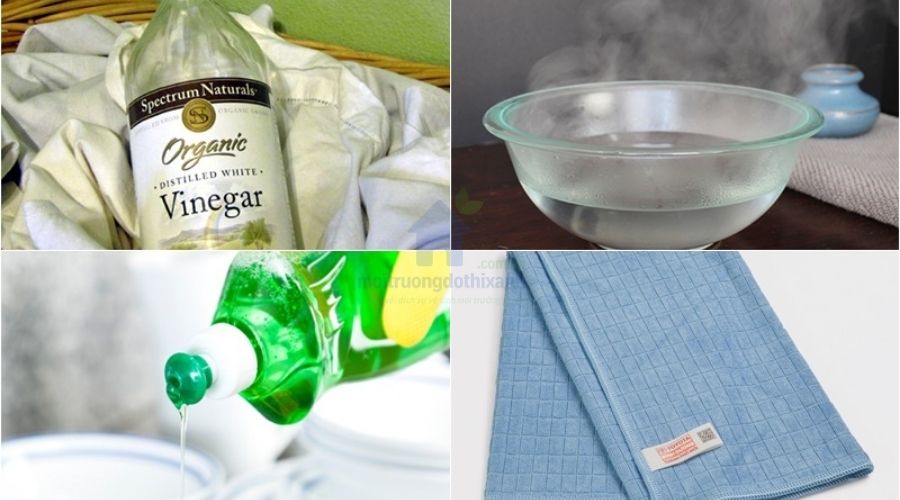 Thông bồn cầu chung cư bằng baking soda và giấm
