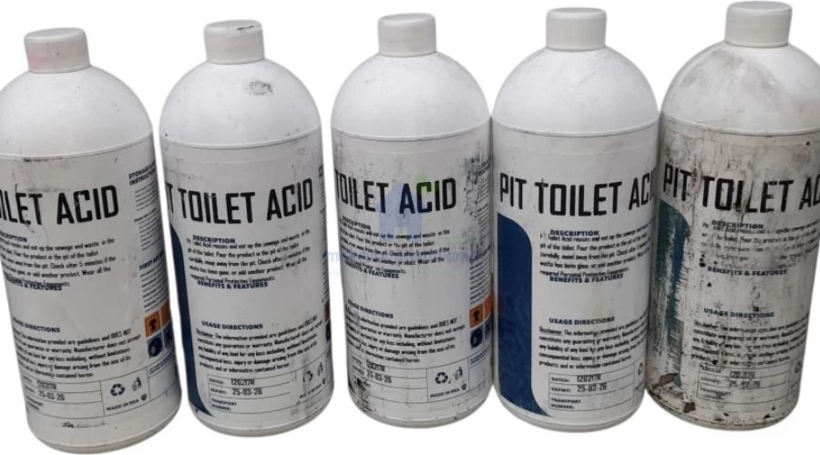 axit thông bồn cầu nhanh chóng