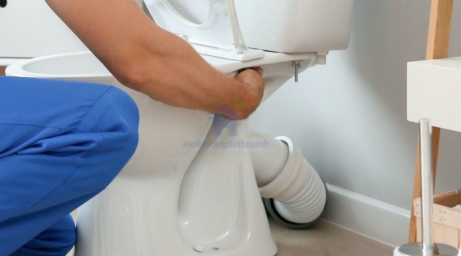 Hình ảnh ống thông hơi cho bồn cầu