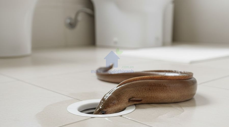 Cách dùng lươn thông bồn cầu bị nghẹt nặng