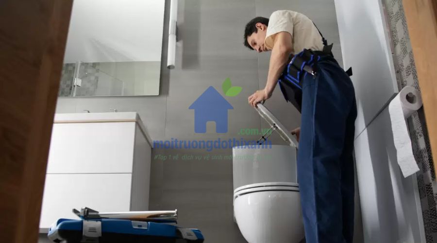 Thông tắc bồn cầu tại Hoàng Mai uy tín, xử lý nhanh 100%