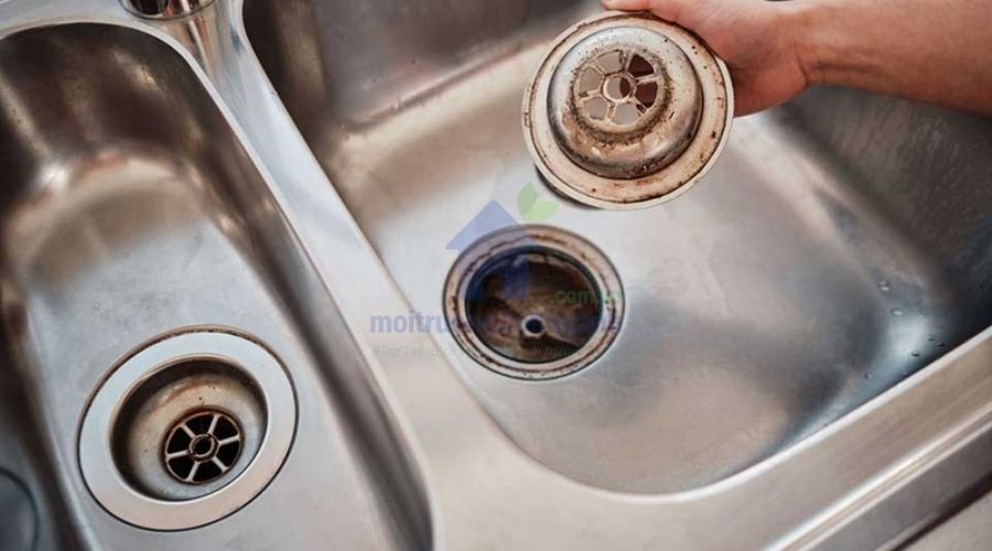 Bồn rửa bát 1 ngăn có khay lọc rác tiện ích