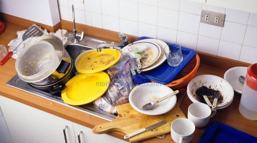 Hướng dẫn cách hóa giải khi bếp và chậu rửa thẳng hàng
