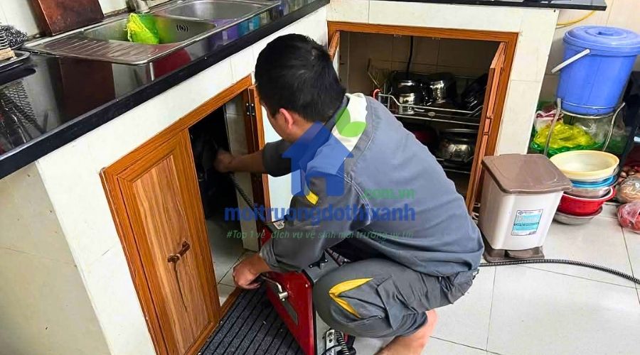 Thông bồn rửa chén giá bao nhiêu